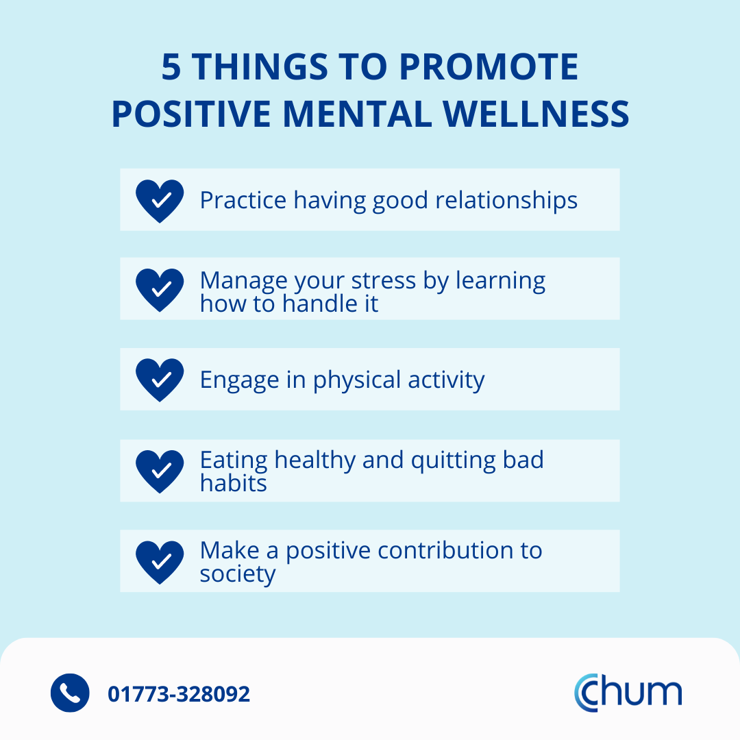 Positive Mental Health: 5 Ways to Promote it